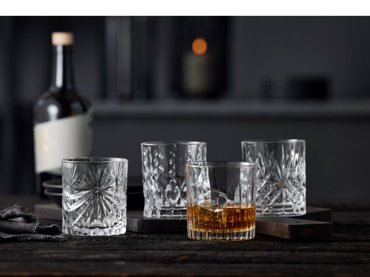 Lyngby Glas Krystal Selection Whiskyglas, 4 st