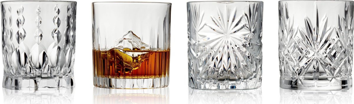 Lyngby Glas Krystal Selection Whiskyglas, 4 st