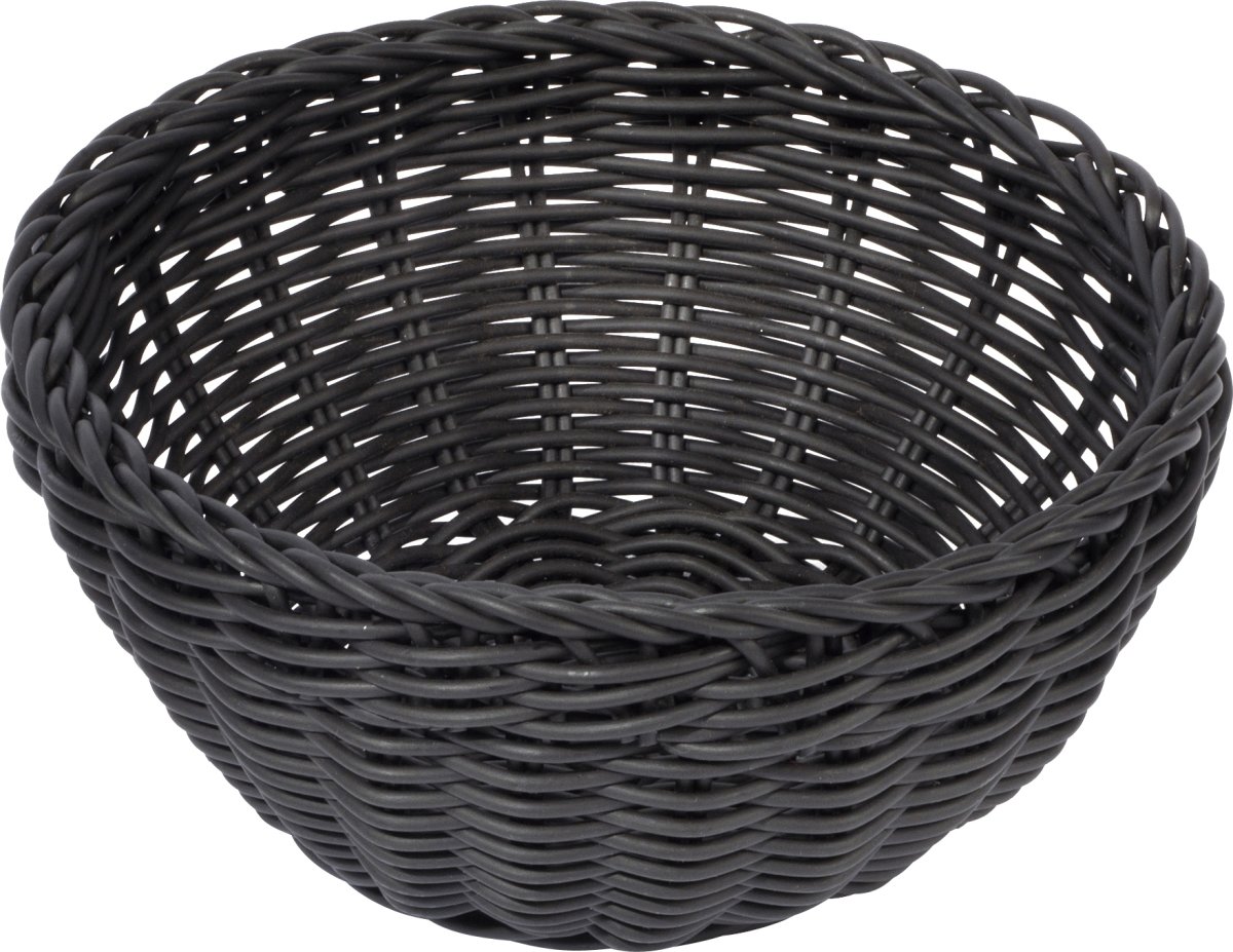 APS Brödkorg, PP, svart, Ø20cm