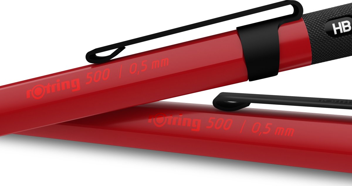 Rotring 500 Stiftpenna, 0,5 mm, Röd