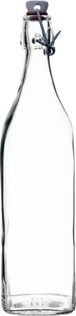 Bormioli Swing Patentflaska, glas, 1L