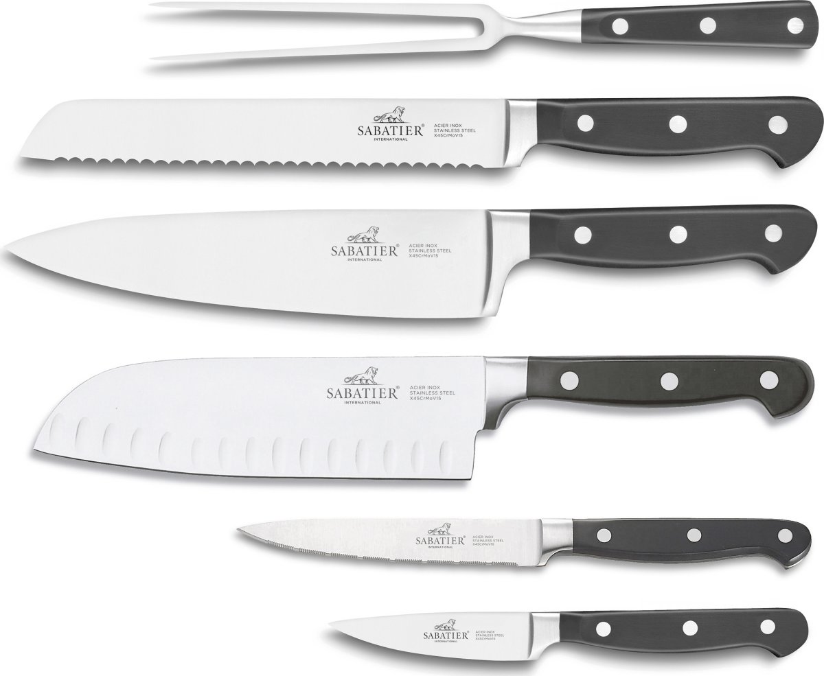 Lion Sabatier Pluton Knivset, 6 delar