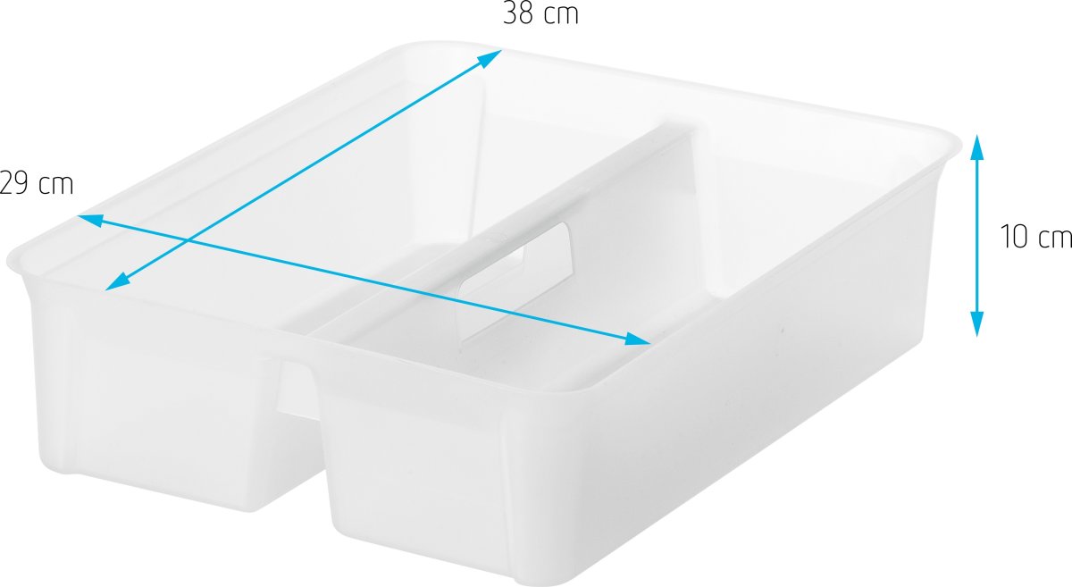 SmartStore insats för 8L Låg/14L/25L plastlådor