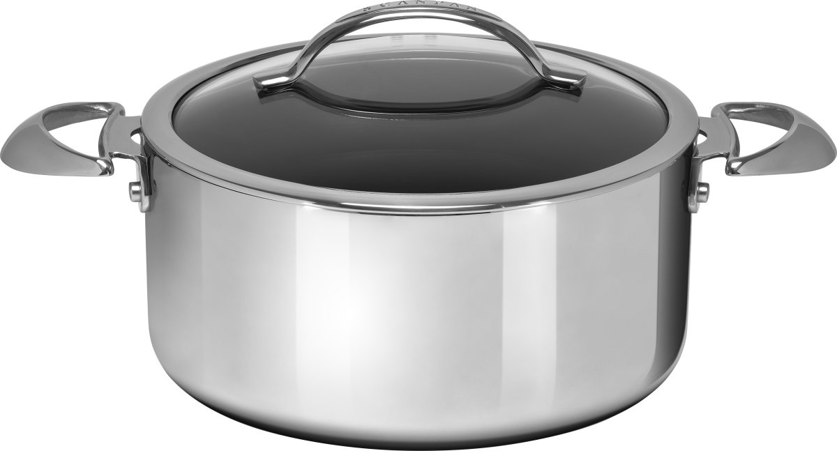 Scanpan HaptIQ-gryta med glaslock, 4,8 liter.