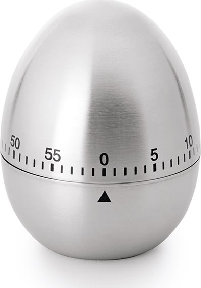 Hendi Timer/äggtimer, mekanisk, stål
