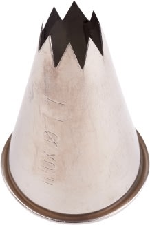 Bakers Star munstycke för spritspåse, stål, 11mm