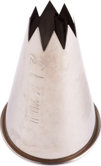 Bakers Star munstycke för spritspåse, stål, 13mm
