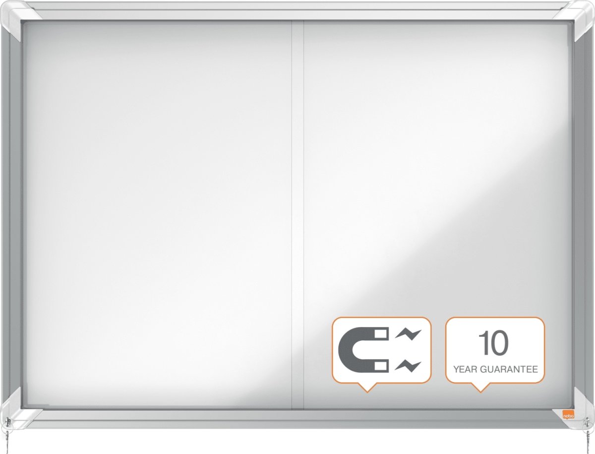 Nobo magnetförvaringsskåp, 8xA4, inomhus