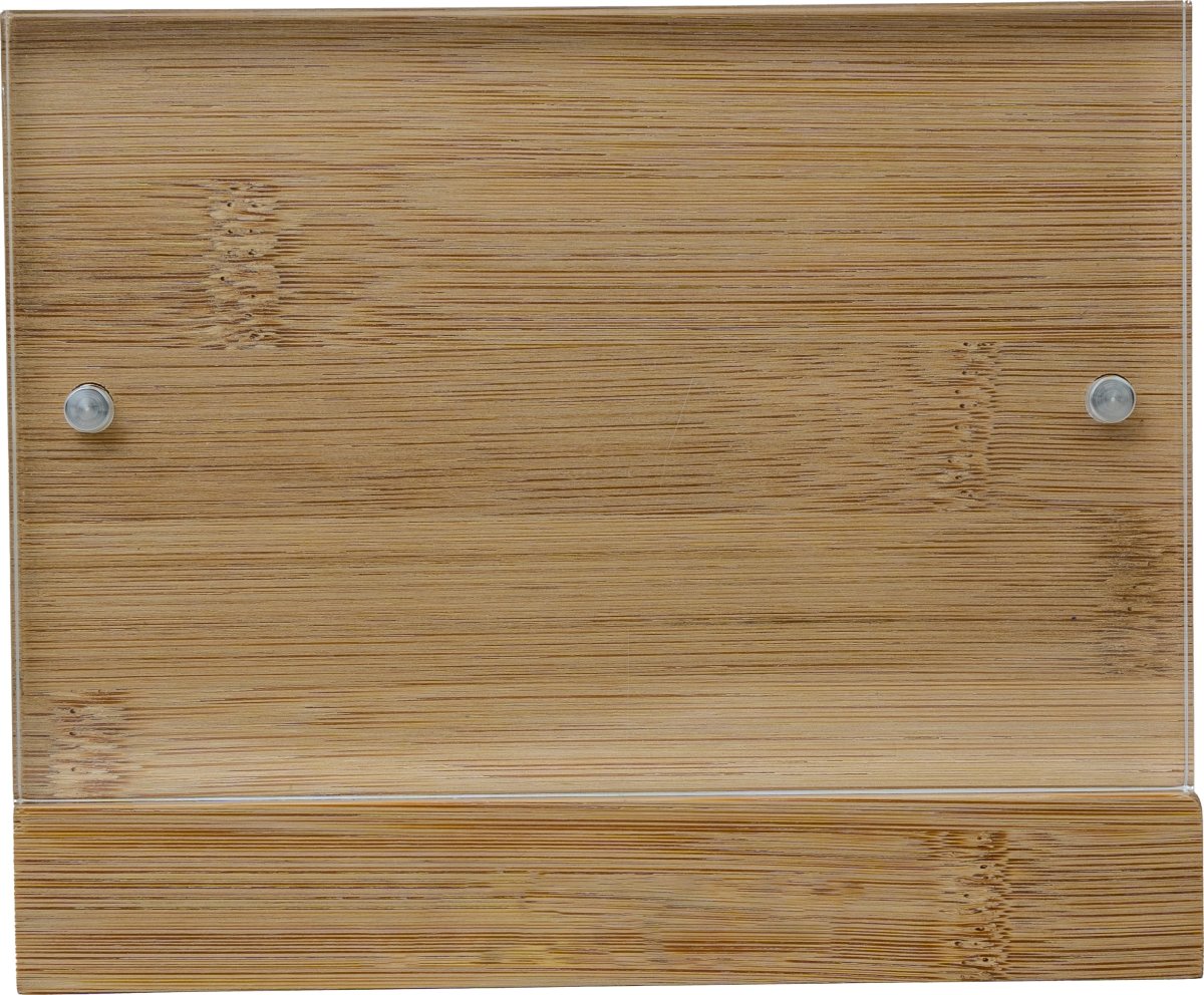 Akryl/Bambu Bordsskylt, Magnetisk, 10x15cm