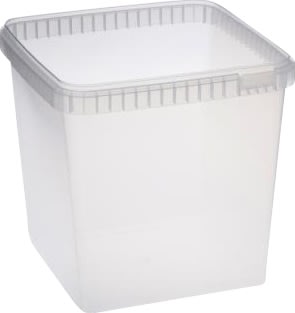 Condi bytta, klar, plast, 195x195x190mm, 500cl