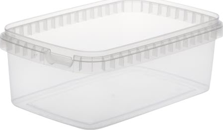 Condi Burk, klar/plast 192x129x73mm, 120cl