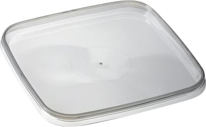 Condi lock till bytta, klar, plast, 129x129mm