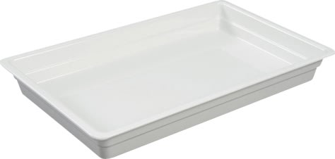 Buffet-Line-skål, 53x32,5x6,5cm, 1/1 GN, vit