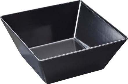 Buffet-Line Skål, melamin, 24x24x10cm, svart