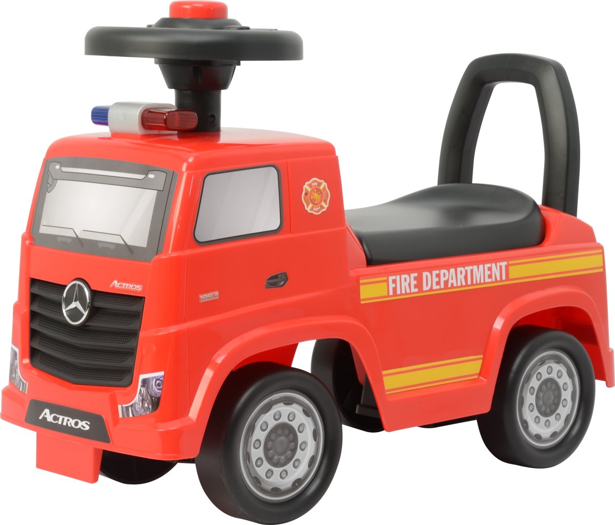 Fotgängare Mercedes Actros brandbil för barn