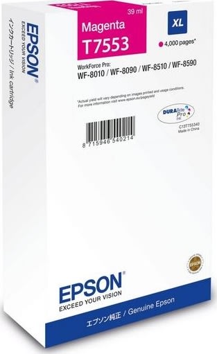 Epson T7553 magenta bläckpatron, 4000 sidor