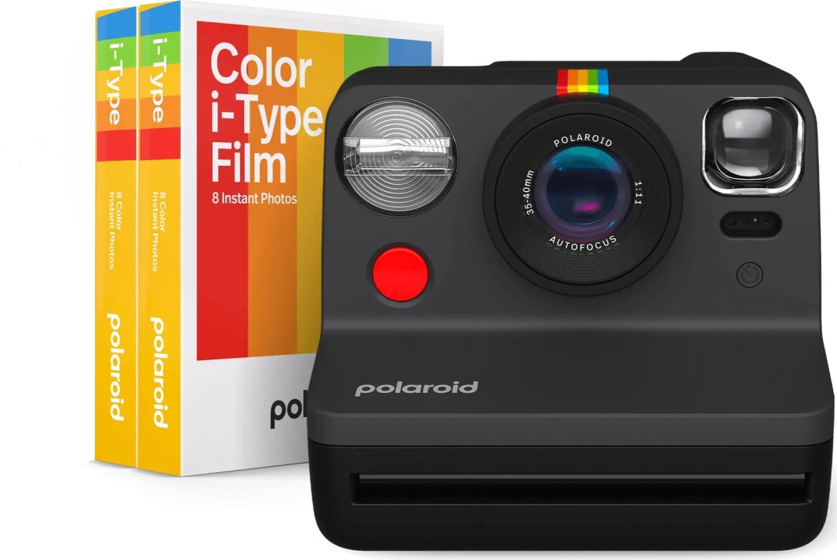 Polaroid Now Gen. 2 Polaroidkamera med film, svart