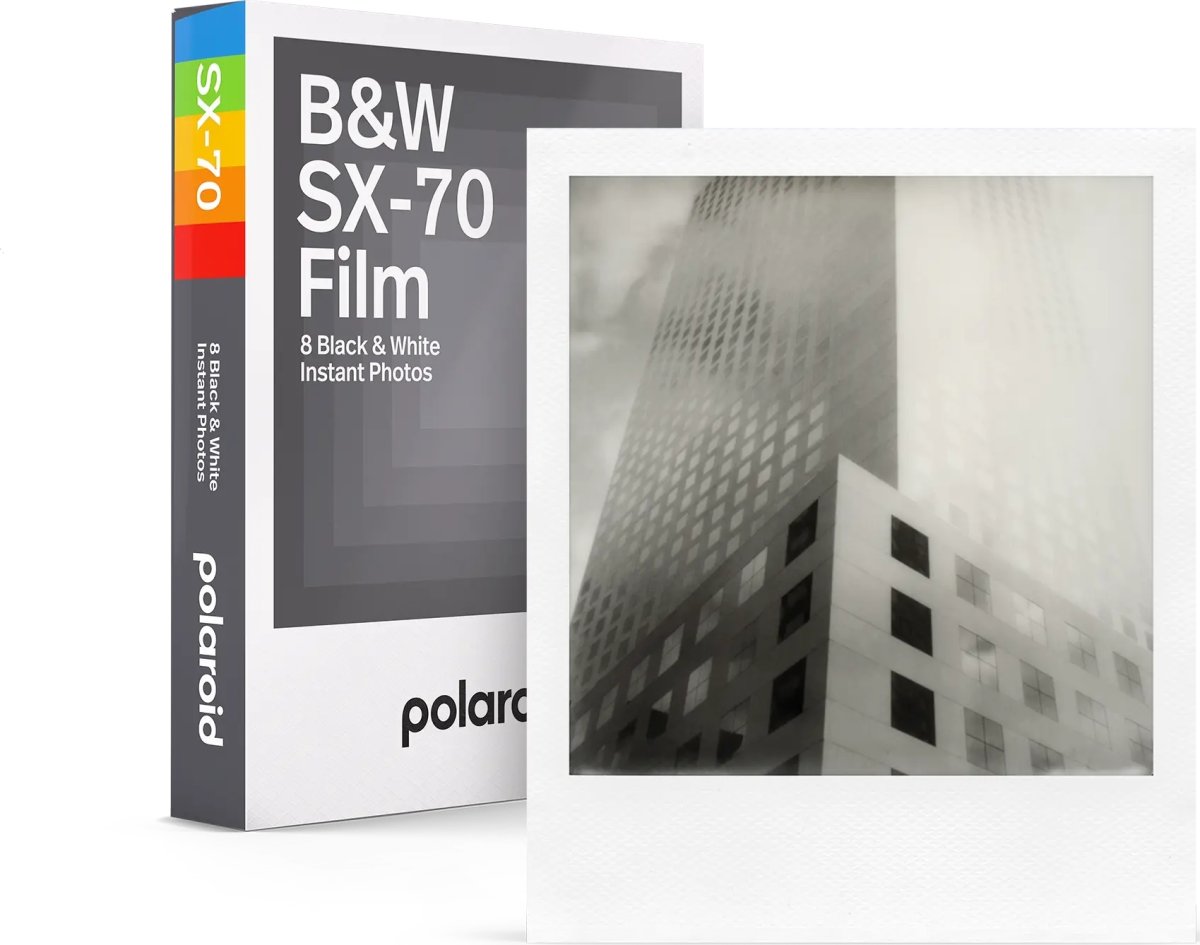 Polaroid SX-70 Svartvit film, 1 pk.