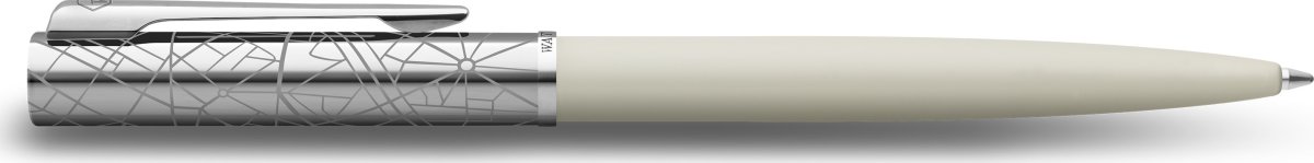 Waterman Allure Deluxe Metal & White Kulspets, M