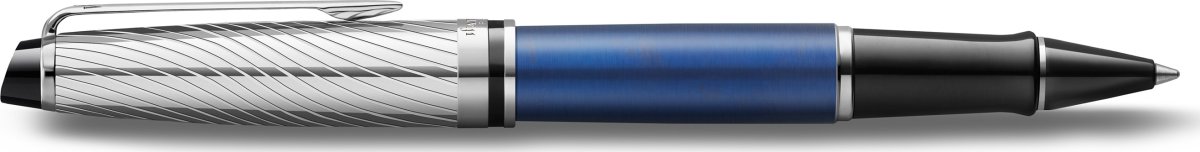 Waterman Expert Deluxe Metallic Blue Rollerball, F