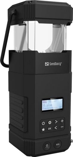 Sandberg Nödradio, Powerbank, Ljus, 10000 mAh