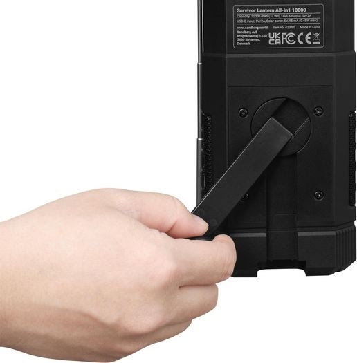 Sandberg Nödradio, Powerbank, Ljus, 10000 mAh