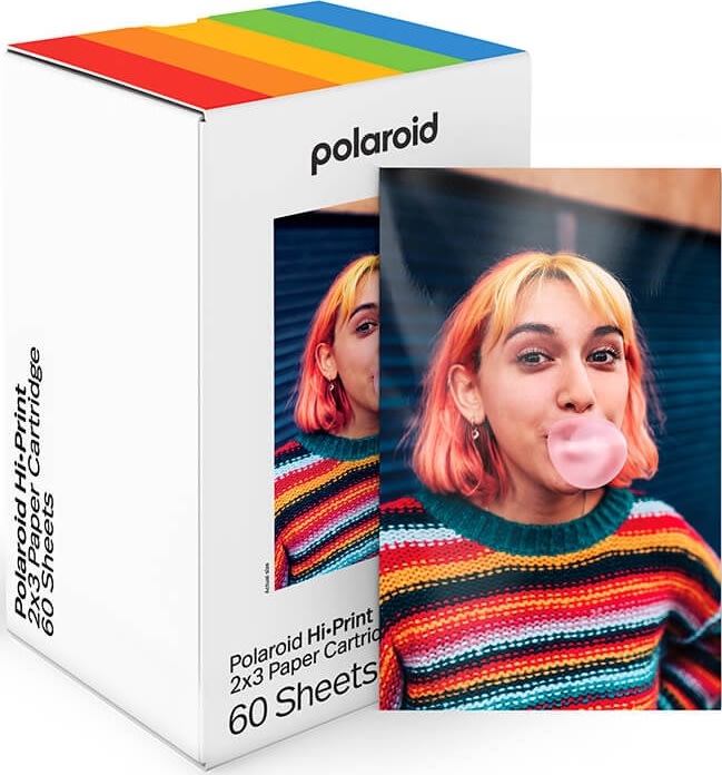 Polaroid Hi-Print 2x3 fotopapper, 60 ark