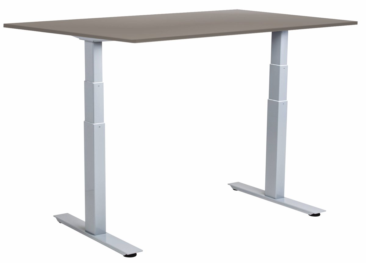 Sun-Flex III höj-/sänkbart bord, 120x80, Grå/grå