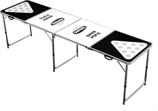 Nordic Games Beer Pong-bord inkl. muggar&bollar