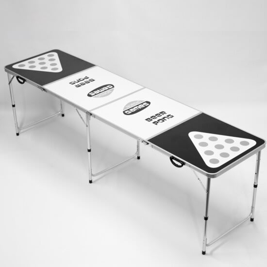 Nordic Games Beer Pong-bord inkl. muggar&bollar
