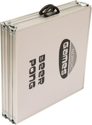 Nordic Games Beer Pong-bord inkl. muggar&bollar