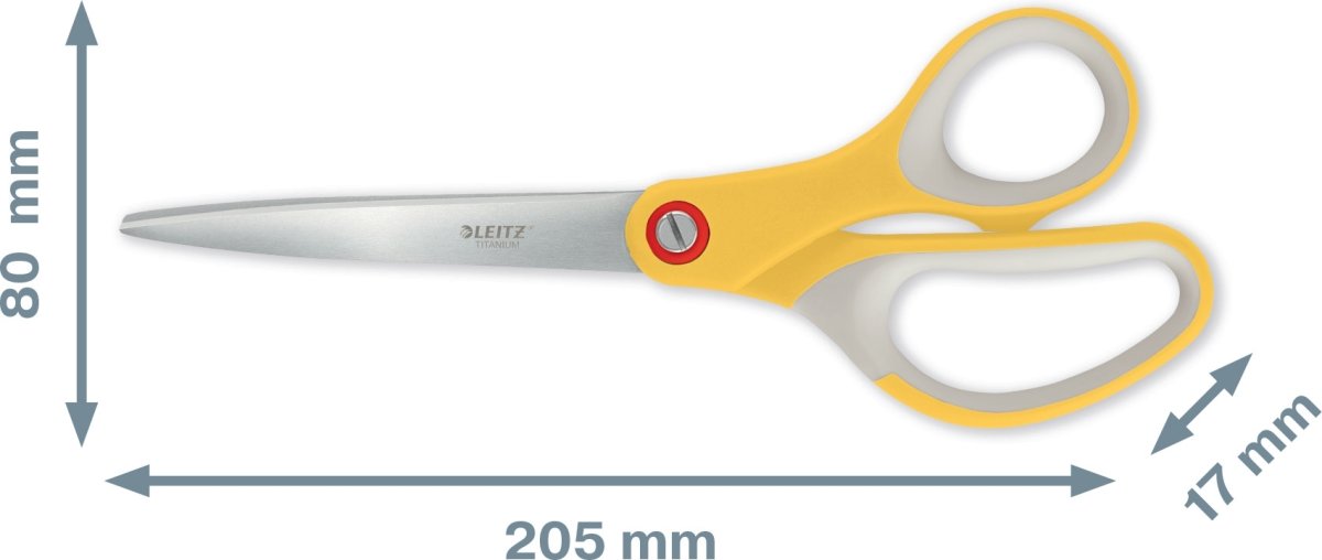 Leitz Cosy Kontorsaks | Titanium | Gul