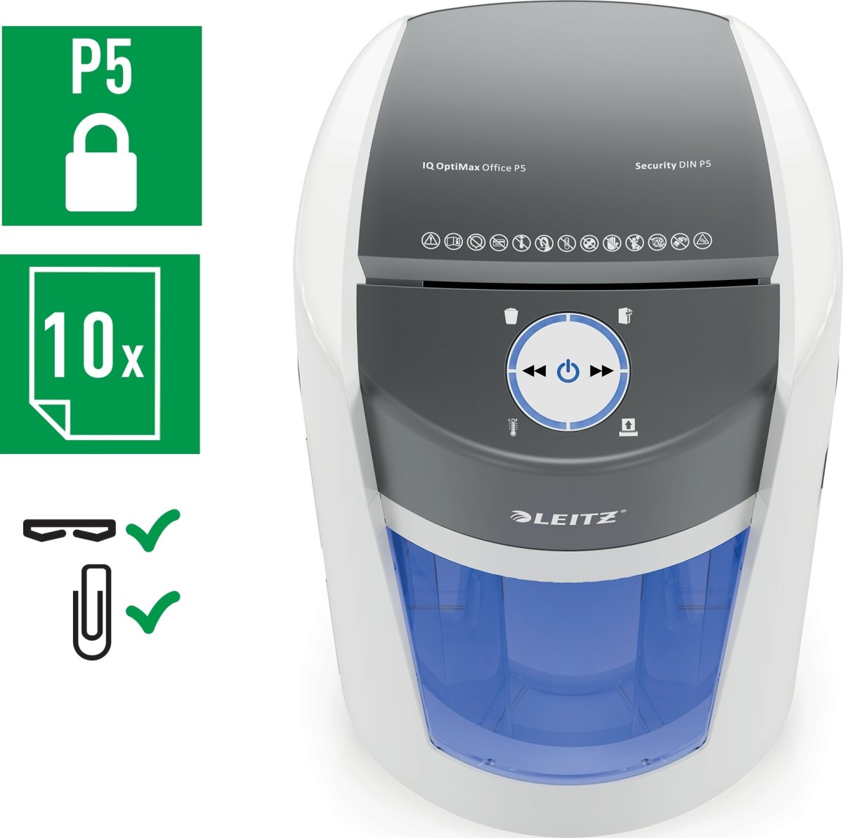Leitz IQ OptiMax Office dokumentförstörare