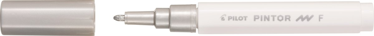 Pilot Pintor Märkpenna | F | 1 mm | Silver