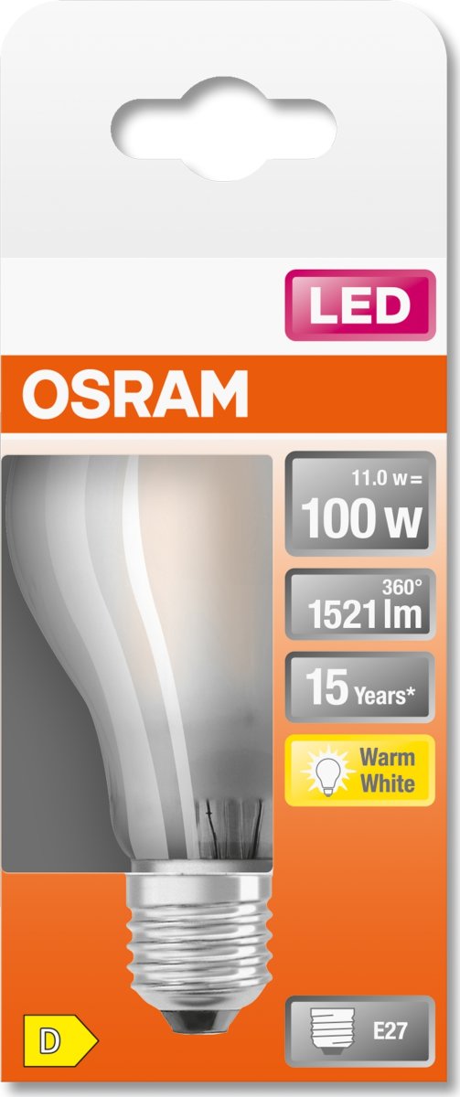 Osram Retro LED Standard matt E27, 11W/100W