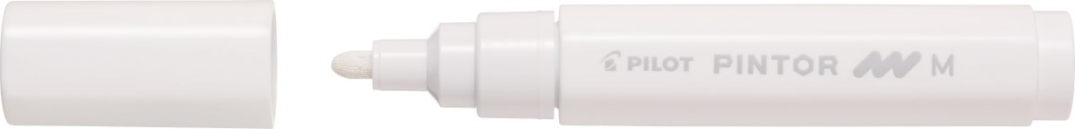 Pilot Pintor Märkpenna | M | 1,4 mm | Vit