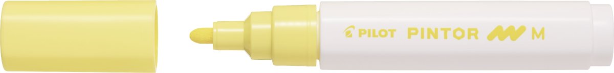 Pilot Pintor märkpenna | M | Pastellgul
