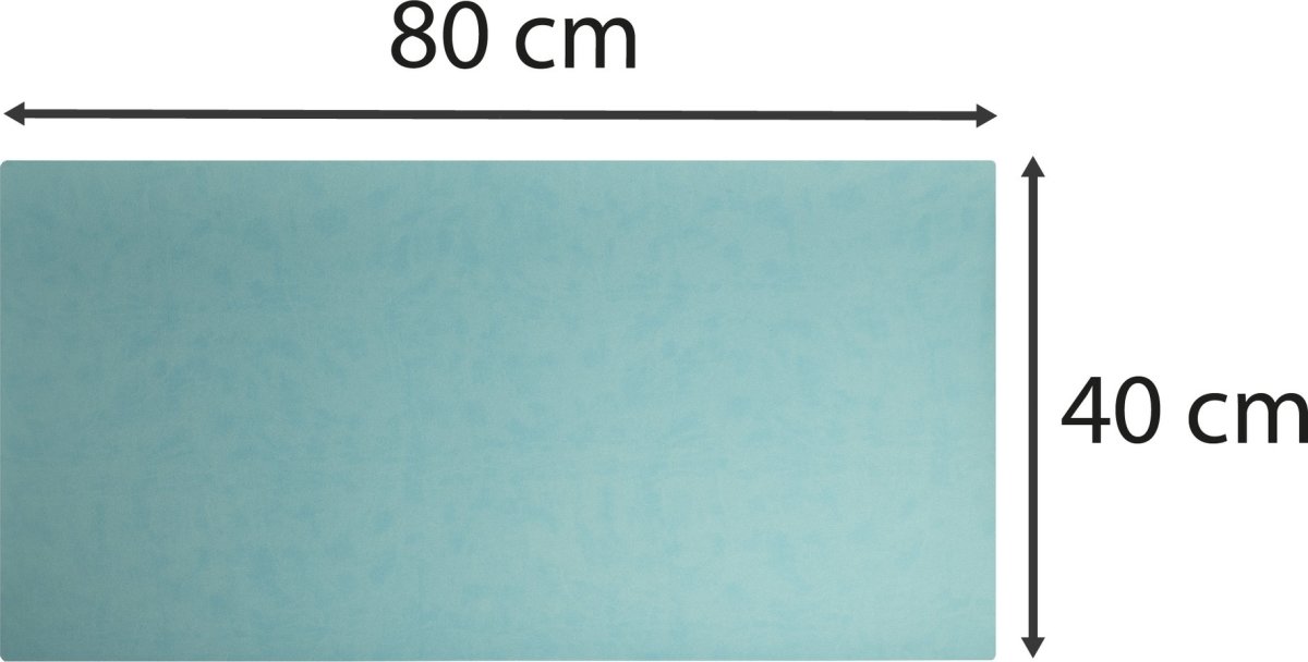 Exacompta Skrivbordsunnderlägg, 40x80 cm, blå