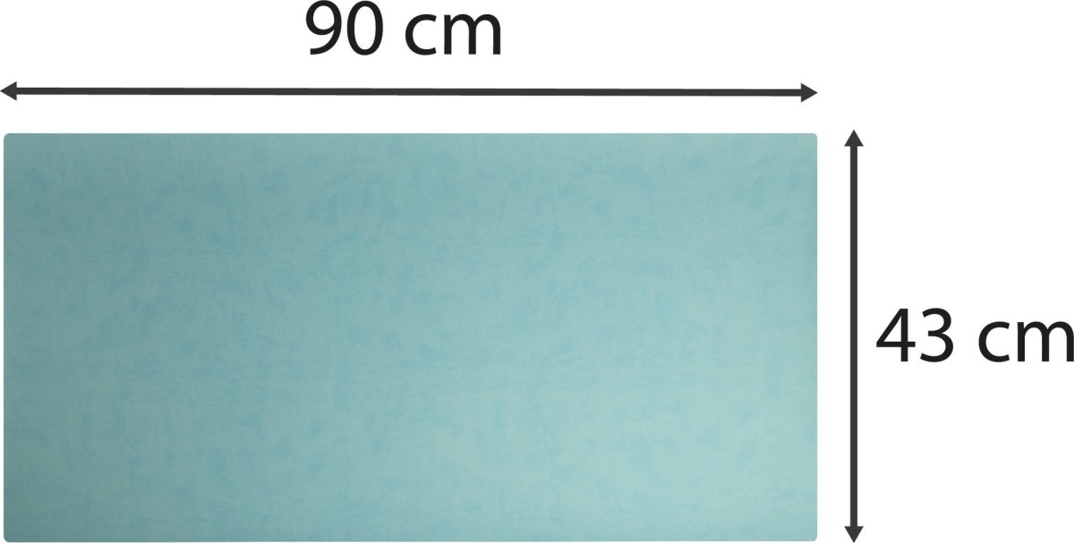 Exacompta Skrivbordsunnderlägg, 43x90 cm, blå