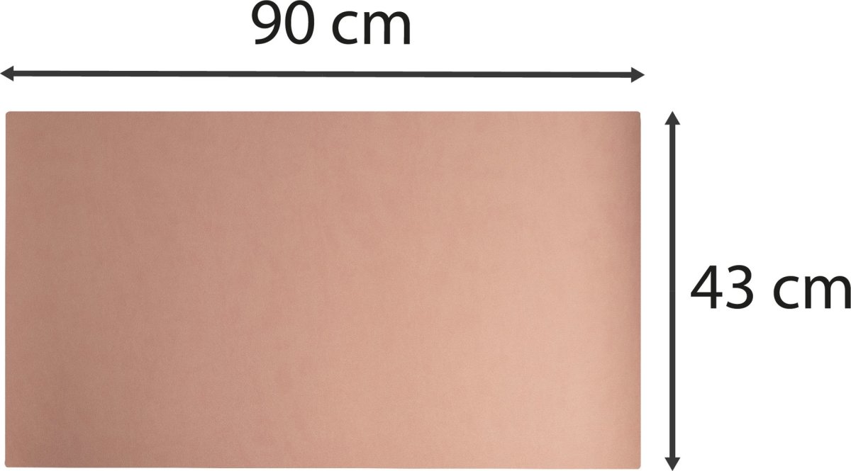 Exacompta Skrivbordsunnderlägg, 43x90 cm, nude/grå