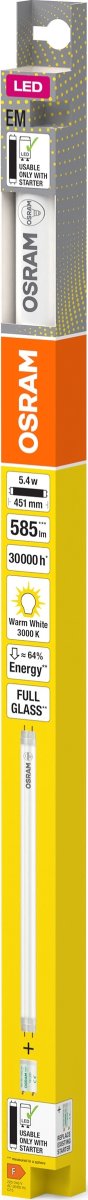 Osram LED lysrör T8, 5,4W/830, 438 mm