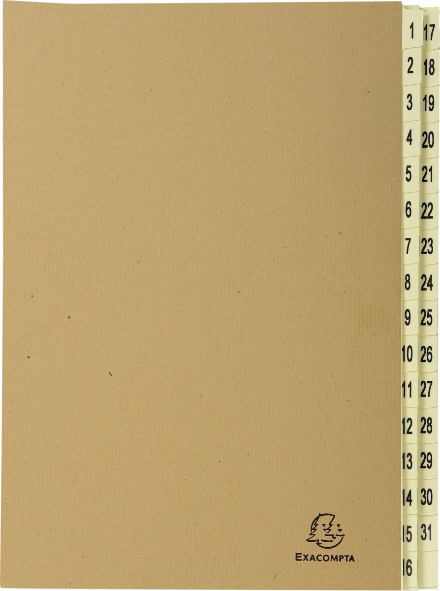 Exacompta Sorteringsmapp, 1-31, brun