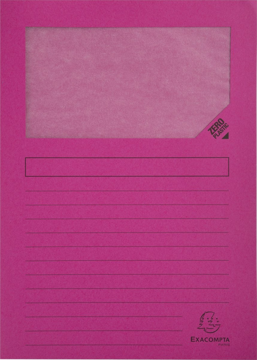 Exacompta Forever Fönstermapp, 100 st, fuchsia