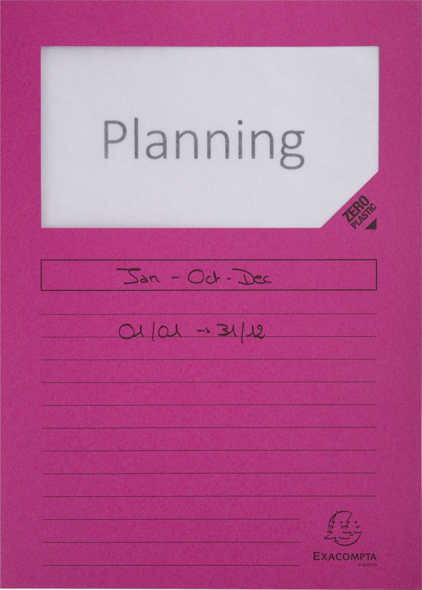 Exacompta Forever Fönstermapp, 100 st, fuchsia