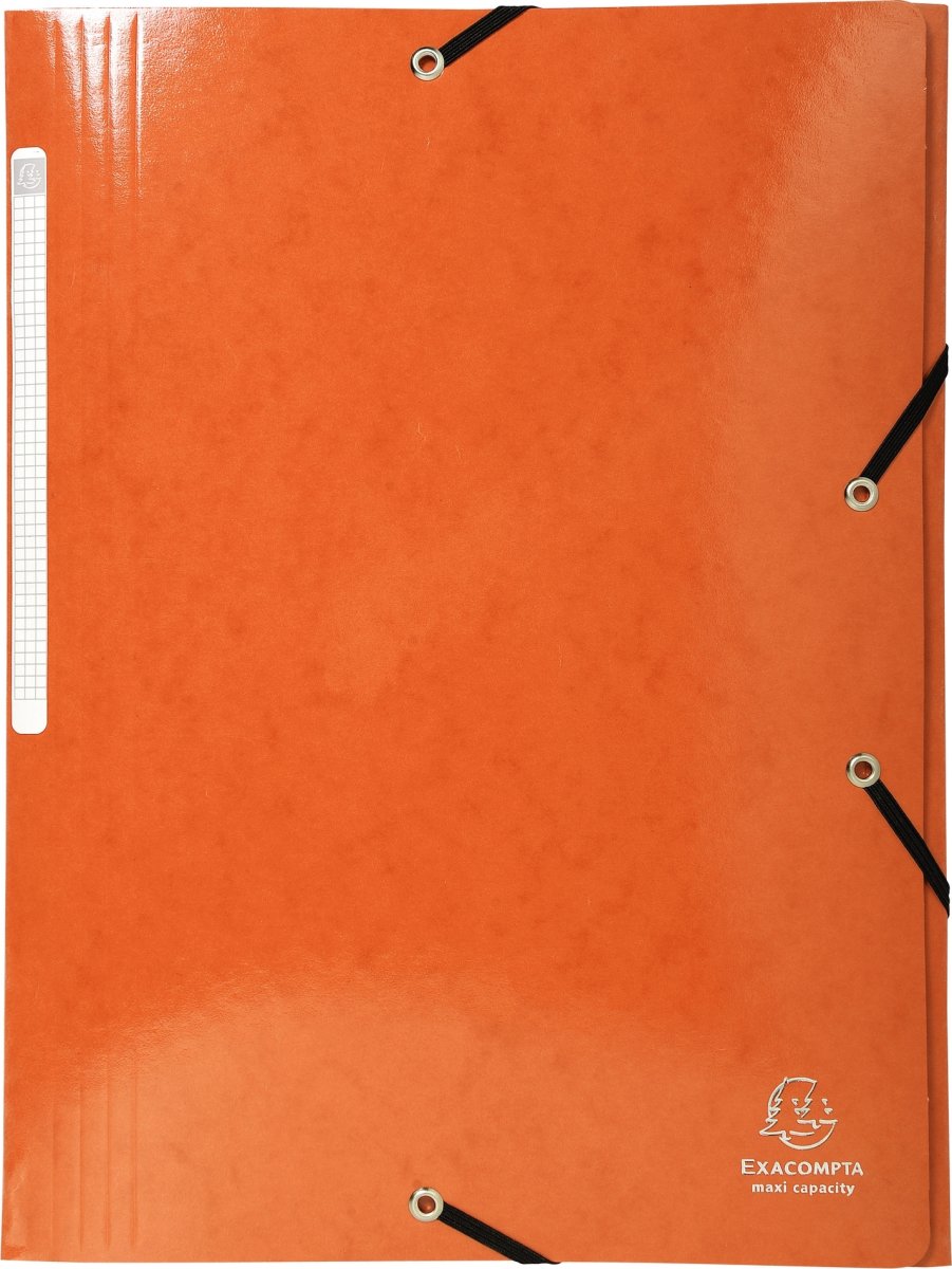 Exacompta Iderama Snoddmapp, 3 flikar, orange