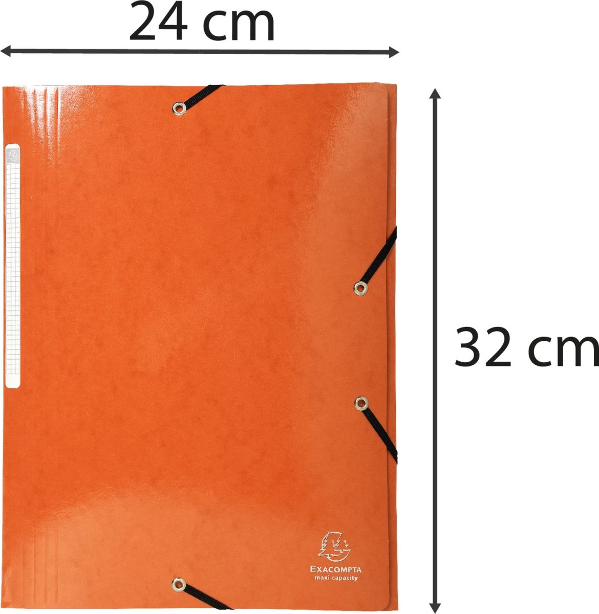 Exacompta Iderama Snoddmapp, 3 flikar, orange