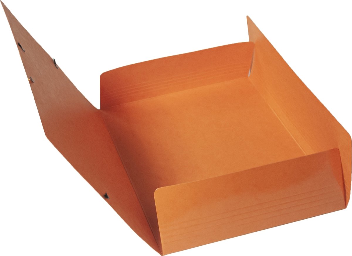 Exacompta Iderama Snoddmapp, 3 flikar, orange