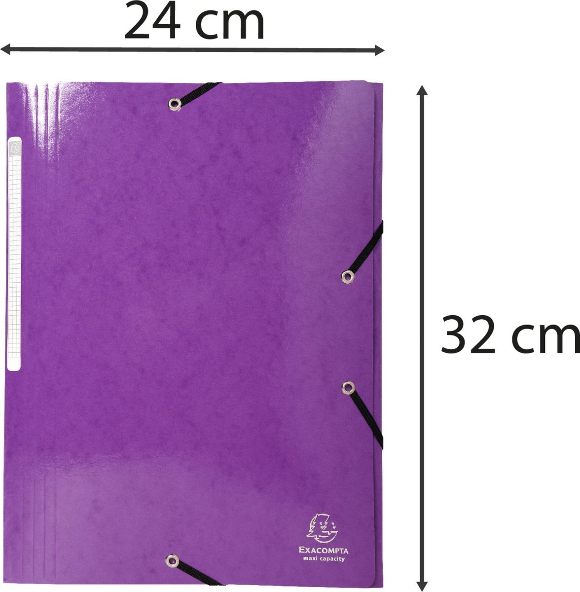 Exacompta Iderama Snoddmapp, 3 flikar, lila