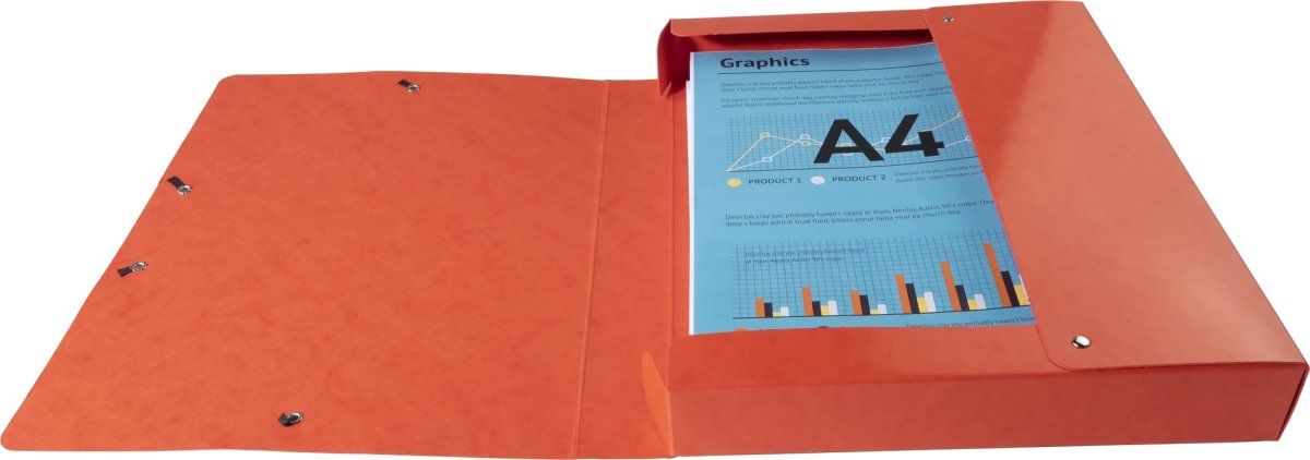Exacompta Iderama arkivbox, 40 mm, röd