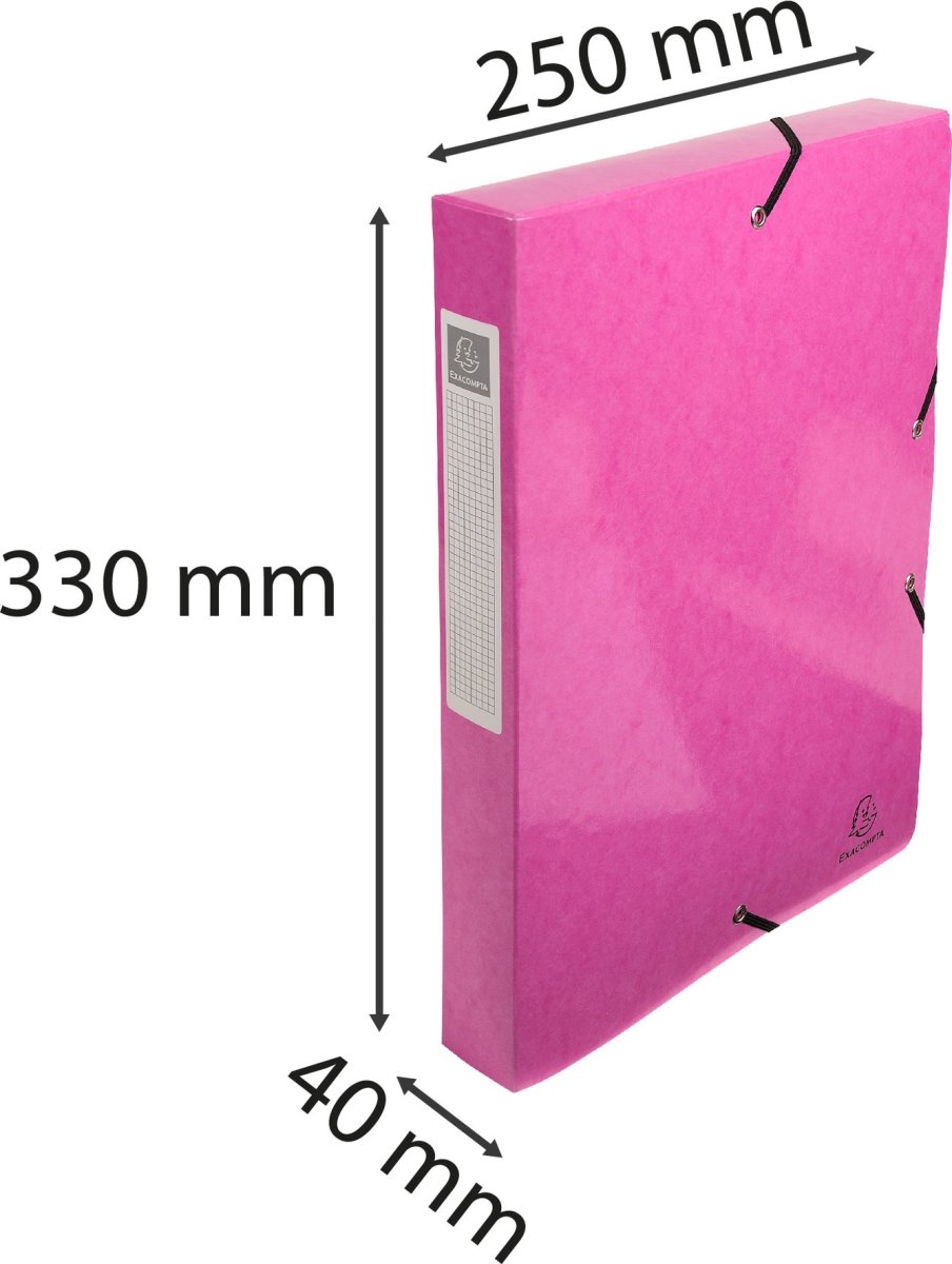 Exacompta Iderama arkivbox, 40 mm, rosa